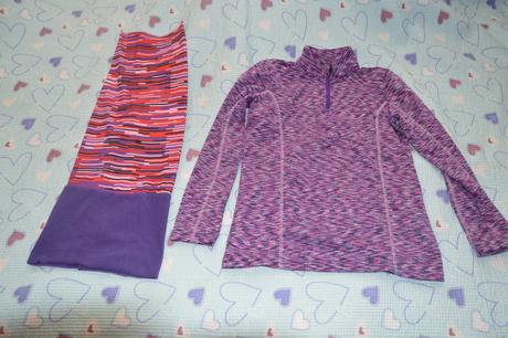 Lyžařské funkční tričko, mikina, nákrčník, crivit,146