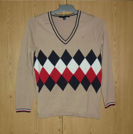 Béžový dámský svetřík tommy hilfiger, tommy hilfiger,s