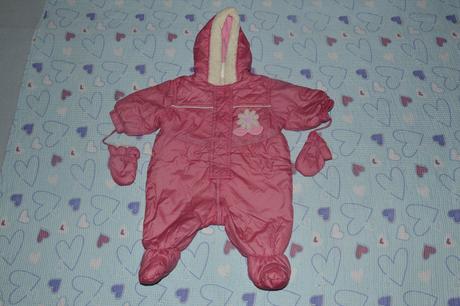 Starší růžová kombinéza, c&a,68