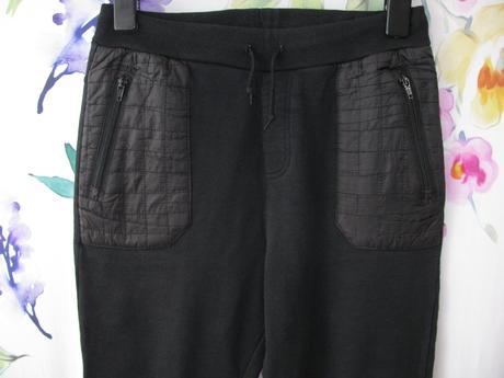 Chlapecké černé bavlněné tepláky, f&f,152