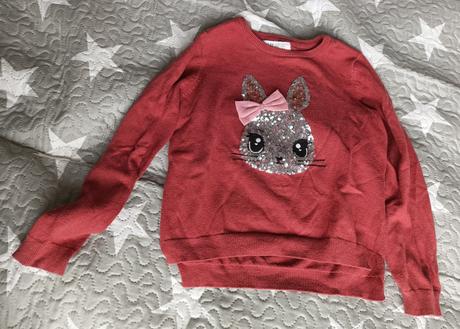 Svetřík s králíčkem, h&m,110