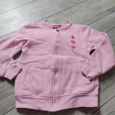 Dívčí růžová mikina 110/116, lupilu,110