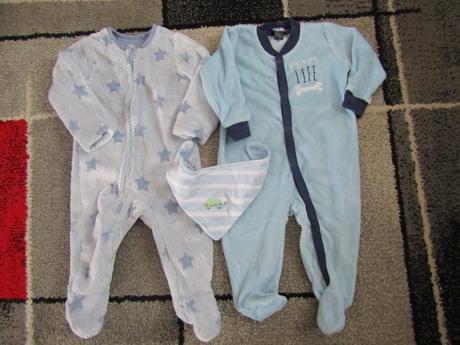 Flaušový+sametový overal kluk ve.68/74+ bryndák, f&f,68