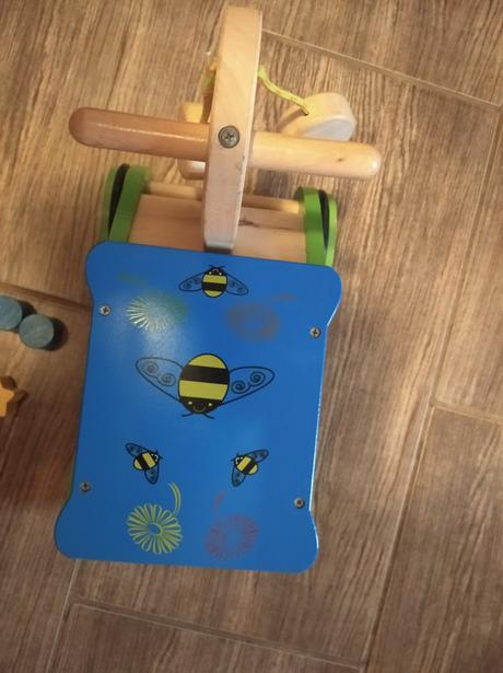 Dřevěné odrážedlo šnek, 