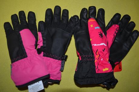 2x lyžařské rukavice v.116-134, 116 / 122 / 128 / 134
