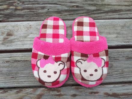 Bačkorky pro holčičky - růžové, vel. 28/29, 28