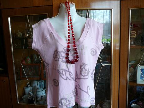 Růžové tričko blanche porte., l