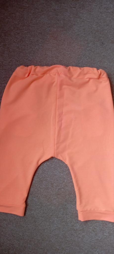 Neón oranžové baggy/nasrávačky vel."uni", 