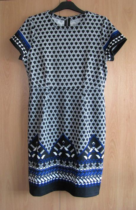 Vzorované šaty, h&m,l
