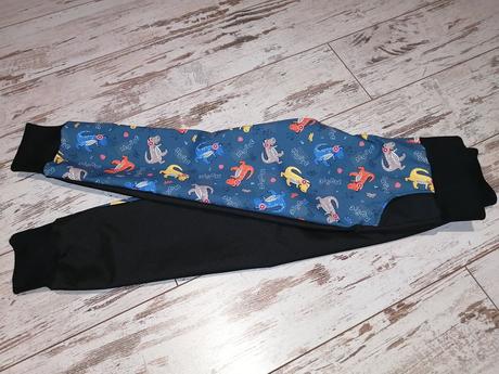 Jarní softshell kalhoty vel. 122, 122