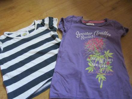 2x tričko, next,110