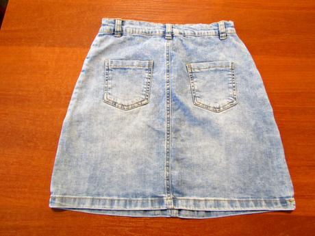 Dívčí džínová sukýnka vel 146-152, nutmeg,152