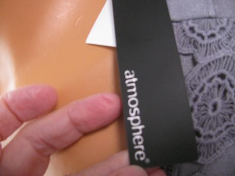 Šedé viskozové letní mini šaty, atmosphere,36