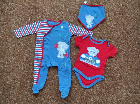 Overal, body, šátek 3-6 měsíců, george,68