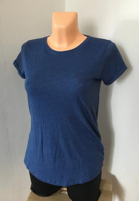 Vel. 34 modré tričko s krátkým rukávem, new yorker,34