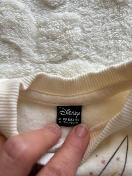 Mikina krémové barvy - v.9/12 měs. zn. disney, disney,80