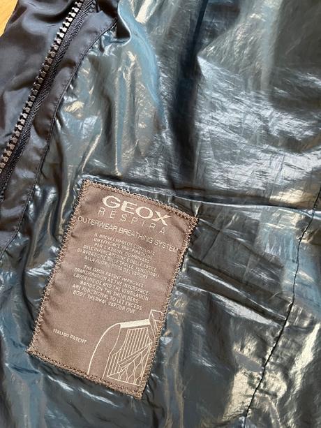 Péřový kabátek geox, geox,xs