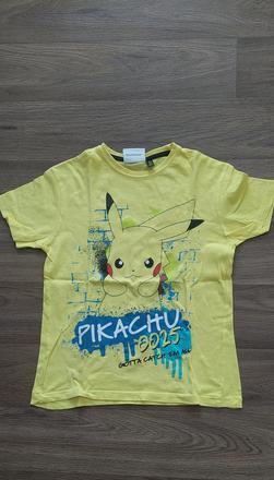 Tričko s motivem pikachu, 128