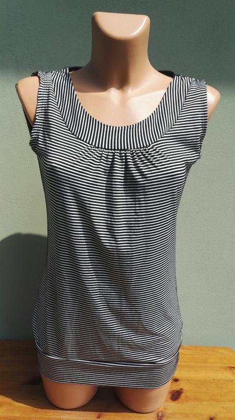 Pruhovaný top tílko elisu - vel.m, m