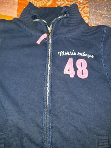 Mikina s číslem sport tmavě modrá, 164