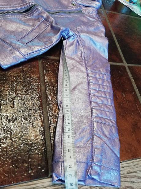 Luxusní nová koženková bundička pro princeznu 2-4r, h&m,92