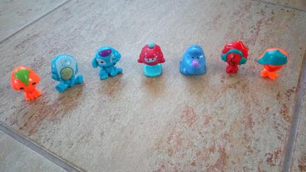 Sbírka příšerek z kinder a z lidlu - 7 ks, 