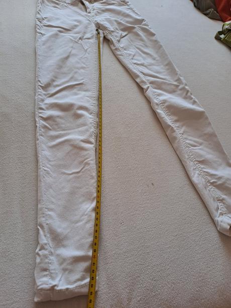 Dívčí rifle bílé, vel. 152, 152