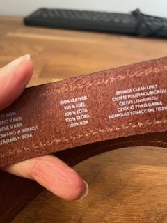 Kožený pásek pánský klučičí, f&f