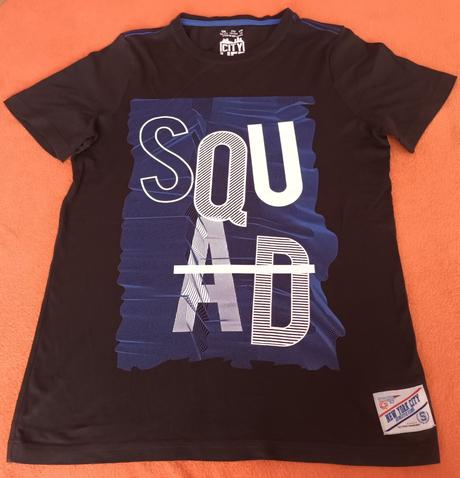 Chlapecké triko černé krátký rukáv f&f, f&f,158