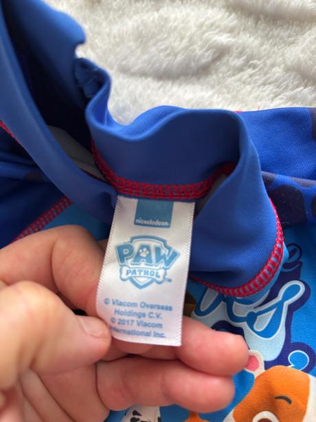 Triko plavecké paw patrol - v.18/24 měs., 92