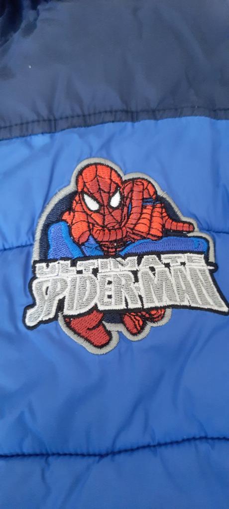 Chlapecká zimní bunda spideman, vel.128 značky c&a, c&a,128