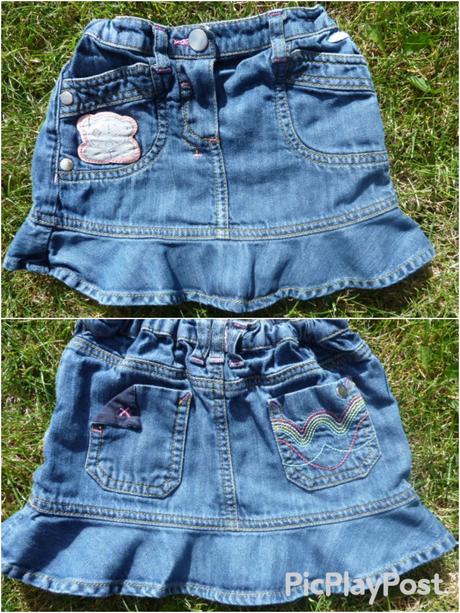 Džínová sukně & sukýnka "me to you" vel. 98, marks & spencer,98