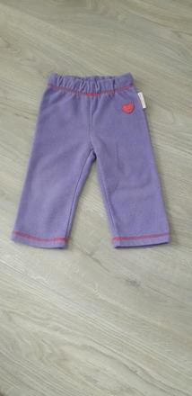 1282 - fleesové tepláčky, mothercare,80