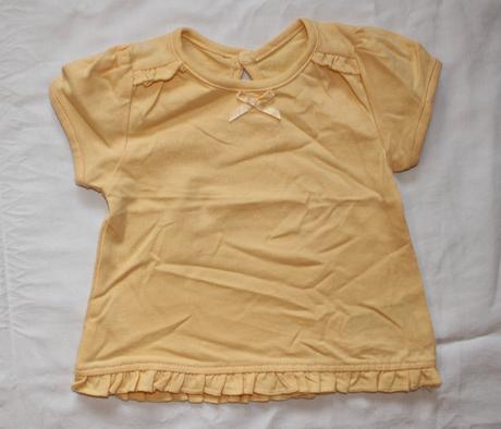 Bf187. meruňkové tričko 0-3 měs., george,62