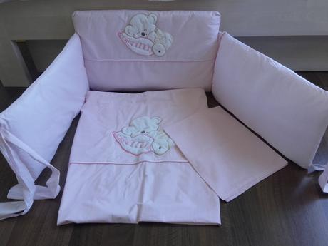 3-dílna souprava do postýlky tuttolina, šířka (cm): 100,délka (cm): 130