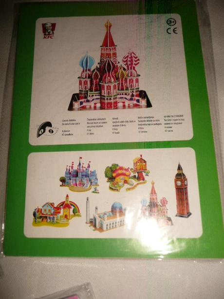 Skládačka 3d 2ks model stavebnice puzzle, 