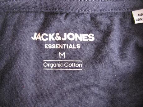 Bavlněné tmavě modré tričko jack&jones, m