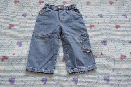 Džíny džínsy rifle riflíky na gumu, 86