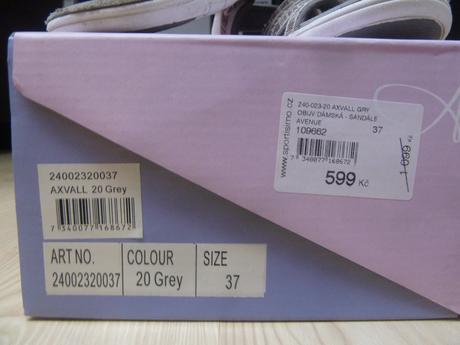 Sportovní páskové sandále, 37