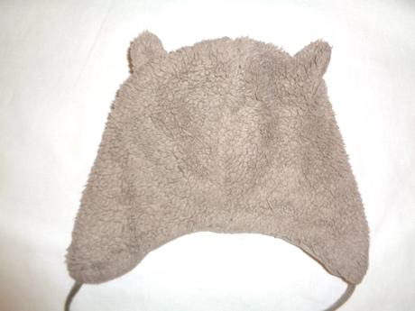 Medvídkový komplet čepice a rukaviček, topomini,74