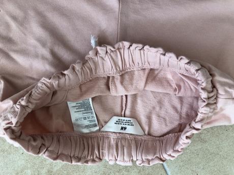 H&m ruzove bavlnene sortky 158, h&m,158