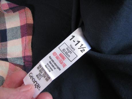 Bavlněné kárované šatičky, george,86