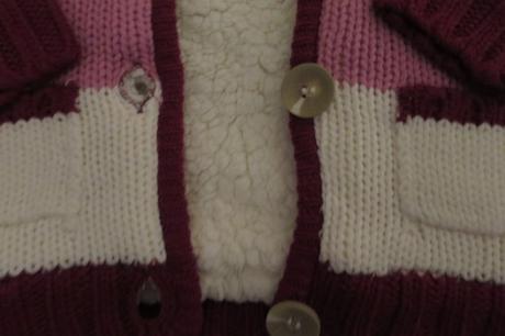 Huňatý svetřík - bundička, lupilu,98