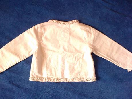 Holčičí bílý kabátek zn.next, vel.98, next,98