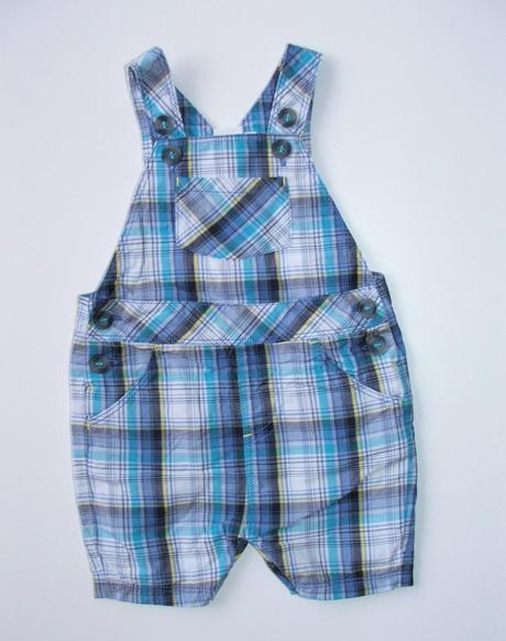 L197 plátěné kraťasy s laclem vel. 62, miniclub,62