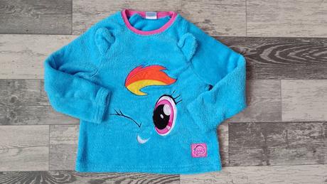 Mikina plyšová dívčí my litte pony 116/122, george,116