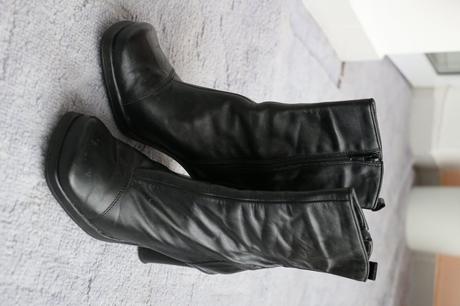 Krásné černé kozačky baťa vel. 38, baťa,38