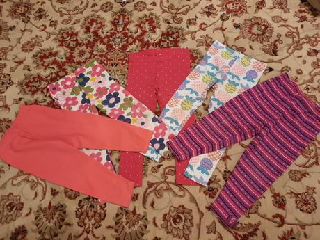 5x legíny 92/98, h&m,92