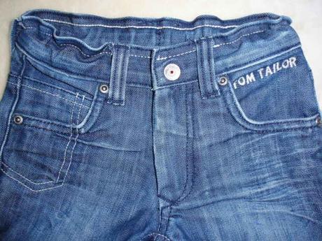 Kalhoty-džíny-rifle modré tom tailor, 98