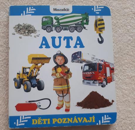 Knížka pro děti - děti poznávají - auta,